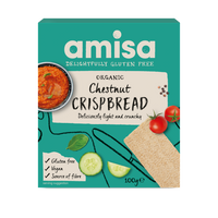 AMISA ORGANICS Organic Chestnut Crispbread, 100 GR