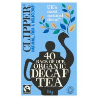 CLIPPER Organic Decaf Tea 116g - 40bags  *BEST BEFORE: 05-11-2022*