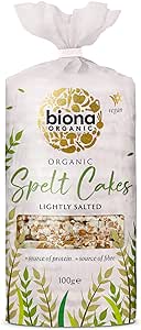 Biona Organic Spelt Cakes - No Salt 100 g( 05-10-2023)