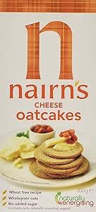 Nairns Gluten Free Cheese Oatcakes 180g( EXPIRED: *08-JUNE-2023)