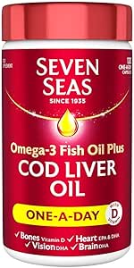 Seven Seas Omega-3 Fish Oil Plus Cod Liver Oil Plus Multivitamin 30 Capsules( EXPIRY:11-2023)
