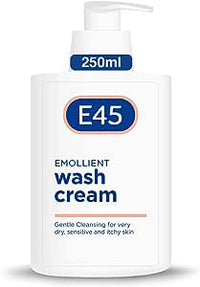 E45 Dermatological Emollient Wash Cream, 250 ml( EXPIRY: 07-2022)