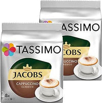 Tassimo Jacobs Cappuccino Classico Large Cup 8 servings (EXPIRY :13-10-2023)