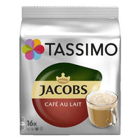 Tassimo Jacobs Cafe Au Lait 8 servings*** BEST BEFORE END 18-02-2024***