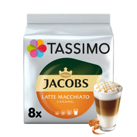 Tassimo Jacobs Latte Macchiato Caramel 8 servings