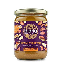 Biona Peanut Butter - Crunchy Sea Salt 500g