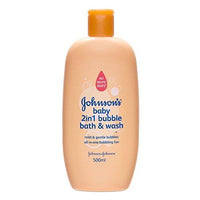 Johnsons Baby 2-in-1 Bubble Bath & Wash 500ml