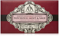 Aaa Aromatherapy Patchouli Mint & Sage Triple Milled Soap 200g
