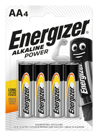 Energizer AA Power 4 Alkaline Batteries