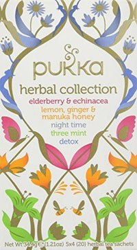 Pukka Herbal Tea Collection Bags -  1 Box - 20 Tea bags