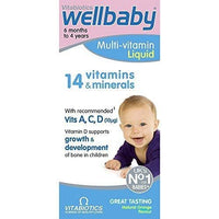 Vitabiotics Wellkid Baby And Infant Vitamins (150ml)