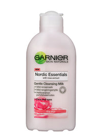 Garnier Nordic Essential Rose Extract Gentle Cleansing Milk For Dry Skin 200ml