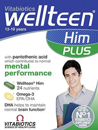 Wellteen by Vitabiotics Him Plus Tablets x 56