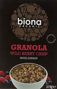 Biona Organic Wild Berry Granola 375g