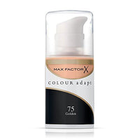 Max Factor Colour Skin Tone Adapting Makeup, No. 75 Golden, 1.14 Ounce