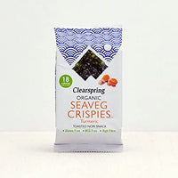 Clearspring Organic Seaveg Crispies Multipack - Turmeric (4gx3)