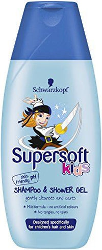 Schwarzkopf Supersoft Kids Boys Shampoo And Shower Gel 250ml