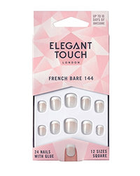 Elegant Touch Natural French Nails Number 144 Petite, X-Small