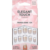 Elegant Touch - French Nails - Bare - 124 - Short Square Shape