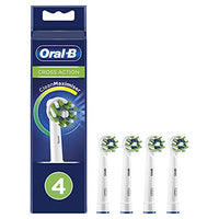 Oral-b Crossaction Toothbrush Heads Pack Of 4 Replacement Refills For Electric 4210201105091