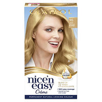 Clairol Nice'n Easy Permanent Colour (9G Light Golden Blonde) + Root Touch Up (9 Light Blonde)