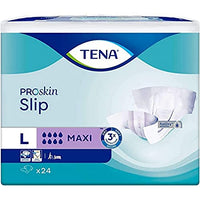 Tena Slip Maxi Brief Large, White and Purple - 100 - 150cm