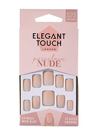 Elegant Touch Nude Porcelain False Nails