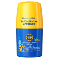 Nivea Sun Cream Roll-On for Kids Very High SPF 50 , 50ml