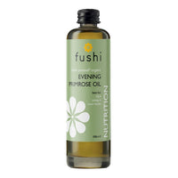 Fushi Evening Primrose Organic Oil 100ml Extra Virgin, Biodynamic Harvested Cold Pressed