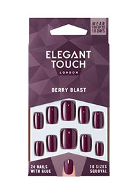 Elegant Touch Core Colour Berry Blast Nail Design