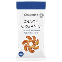 Clearspring Roasted Tamari Cashew Nut Snack 30g
