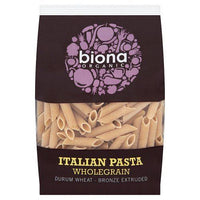Biona Wholegrain Penne - Bronze Extruded 500g