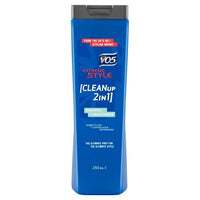 Vo5 Extreme Style Clean Up 2-In-1 Shampoo And Conditioner 250ml