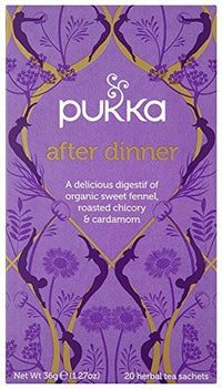 Pukka Organic After Dinner Herbal Tea, 20 sachets