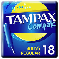 Tampax Tampons Compak Regular 18Pack