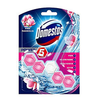 Domestos Power 5 Pink Magnolia Toilet Rim Block 55g