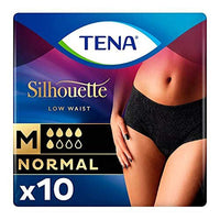 Tena Silhouette Normal Low Waist Noir Medium 10Pack