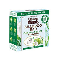 Garnier Ultimate Blends Coconut Hydrating Shampoo Bar with Aloe Vera for Normal Hair, 60 g
