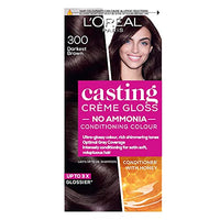 L'Or√©al Paris Casting Cr√®me Gloss Semi-Permanent Hair Dye Colour: 300 Darkest Brown