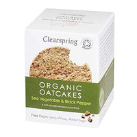 Clearspring Sea Vegetable & Black Pepper Oatcakes 200g