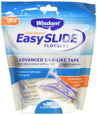Wisdom Easy Slide Flossers 30 Flossers