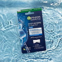 Garnier Moisture Bomb Night-Time Eye Sheet Mask Deep Sea Water and Hyaluronic Acid 6g