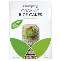Clearspring Wholegrain Rice Cakes No Added Salt - Organic 130g