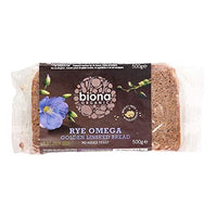 Biona Rye Omega 3 Golden Linseed Bread 500g