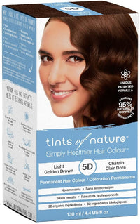 Tints Of Nature Permanent Colour 5D Light Golden Brown -130ml