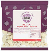 Biona Yogurt & White Chocolate Covered Raisins