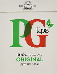 Brooke Bond Pg Tips, Pyramid Tea Bag, 160 Count Boxes