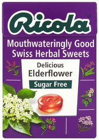Ricola Elderflower Sugar Free 45g