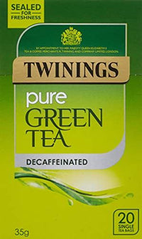 Twinings Green Tea Decaffeinated 20 Tea Bags