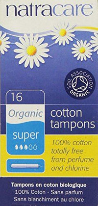 Natracare Organic Applicator Tampons Super 16's